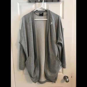 Nike oversized cardigan sweater